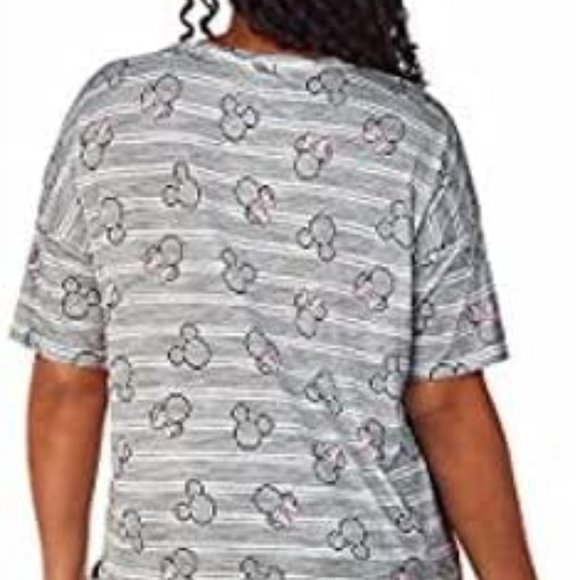 Disney Women's 2 Piece Short Sleeve Shirt & Short Pajama Set Minnie Mouse Sz XXL - Picture 5 of 6